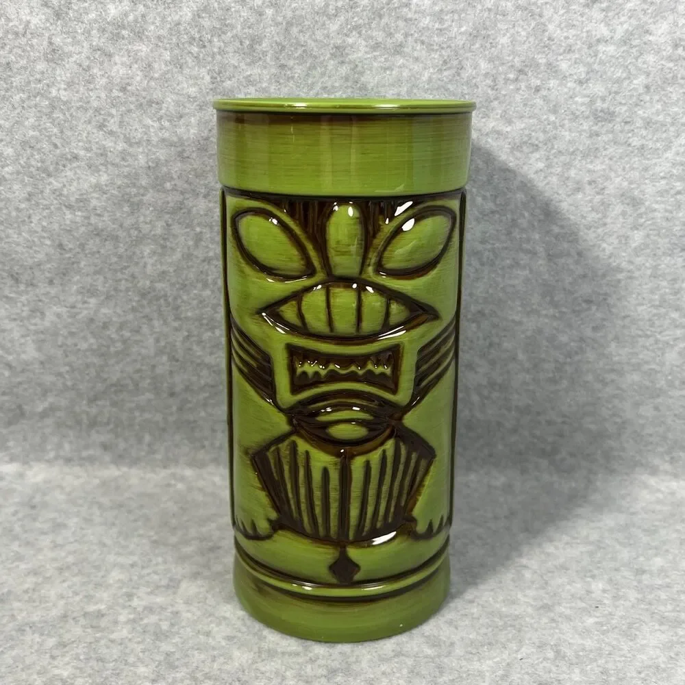 Tiki Mai Tai‎ Cup Plastic Polynesian Barware 6.5